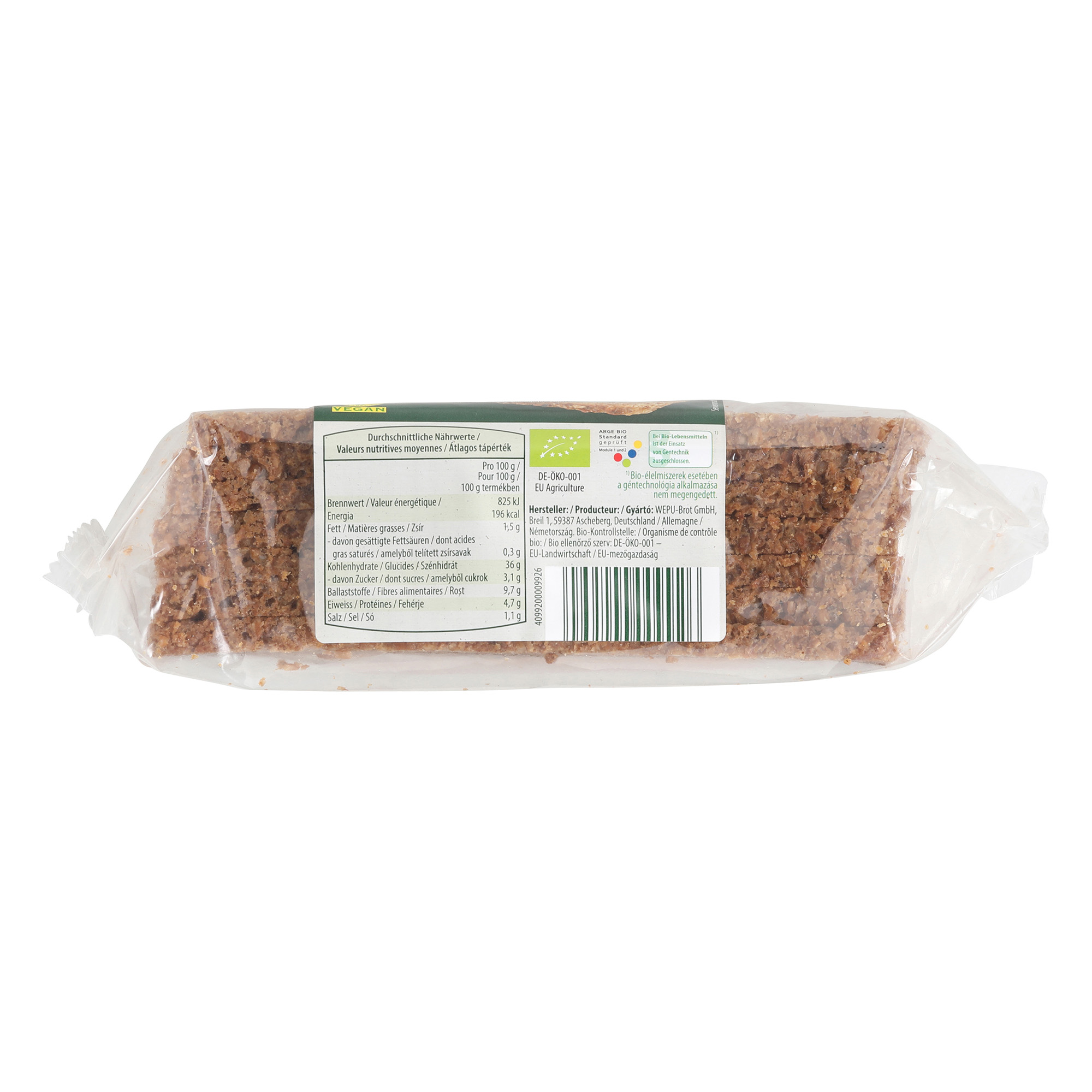 Bio Natura Roggenvollkornbrot Natur Aldi Now