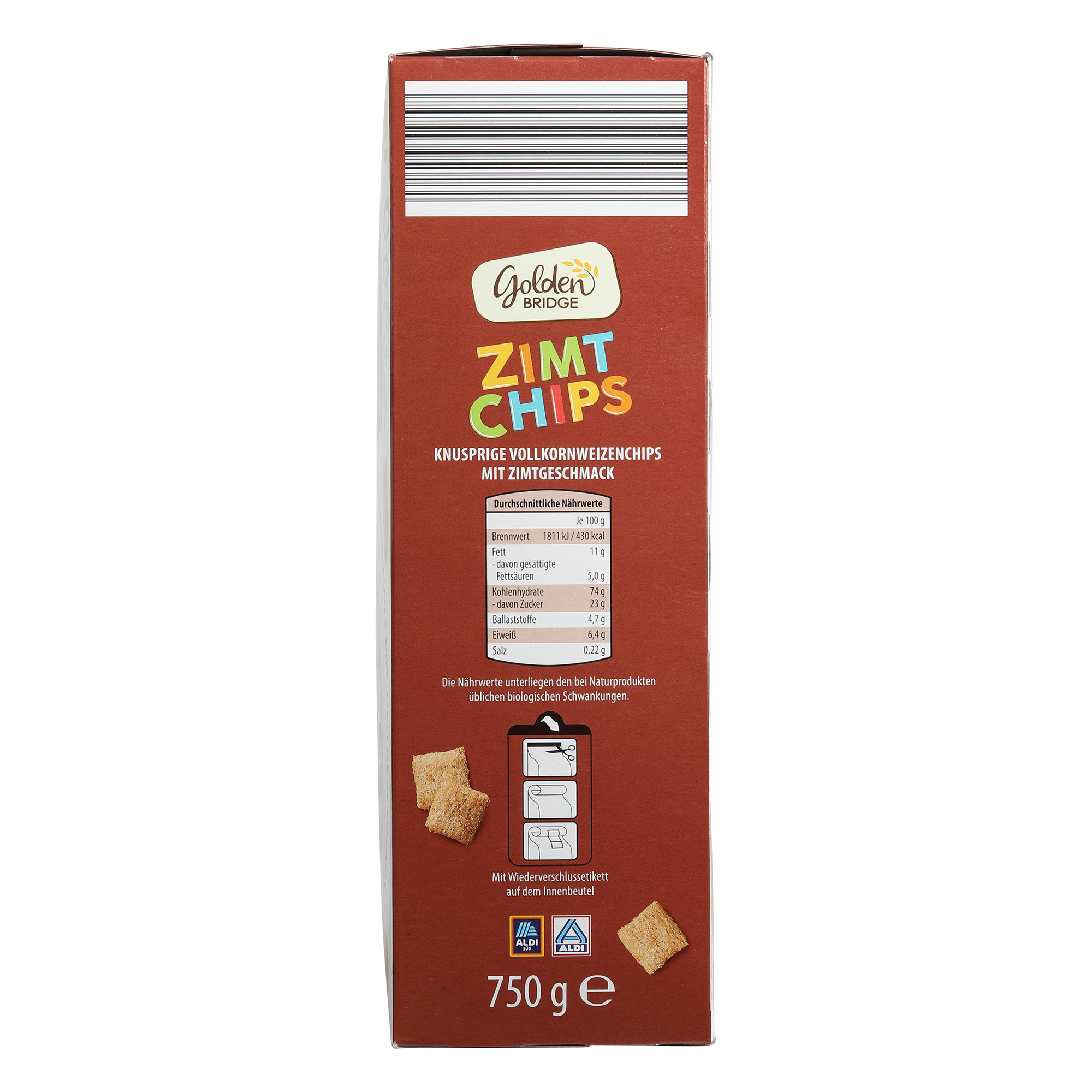 GOLDEN BRIDGE Zimt Chips | ALDI-now
