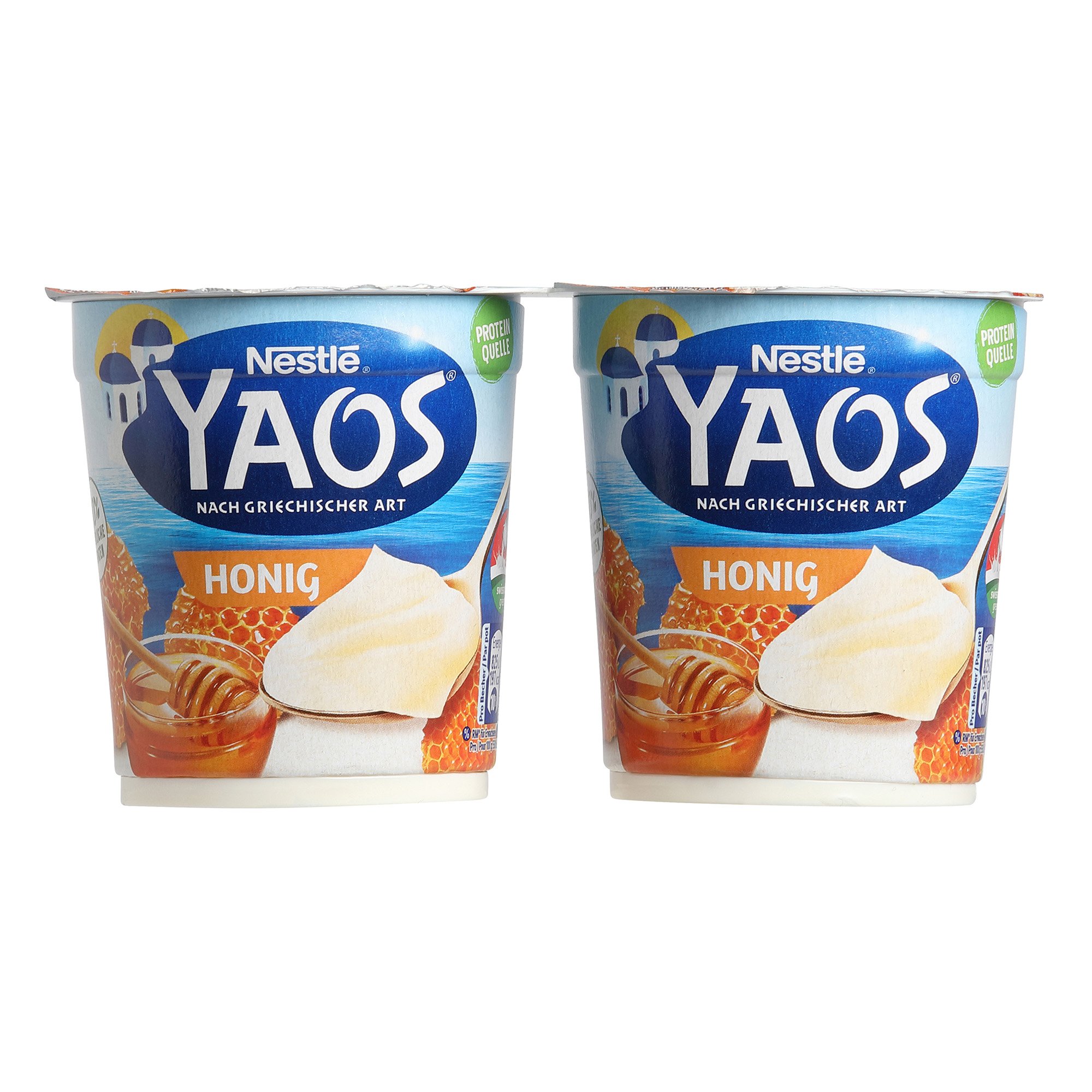 Yoguri出品 NESTLÉ YAOS Joghurt nach griechischer Art, Honig, 2er-Pack | ALDI-now