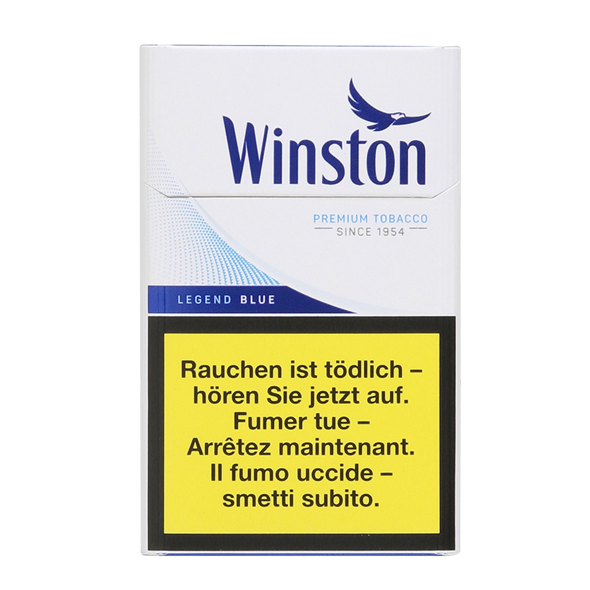 Blue Winston Rocker WINSTON Legend Blue scatola di sigarette | ALDI-now