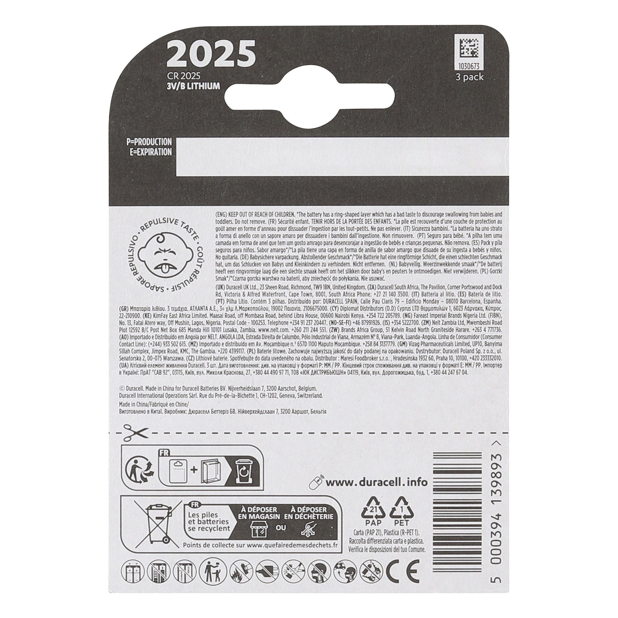 12 Batterie A Bottone CR2025 3V Al Litio TangsFire - Lunga Durata, Per Chiavi Auto E Dispositivi Elettronici - 2