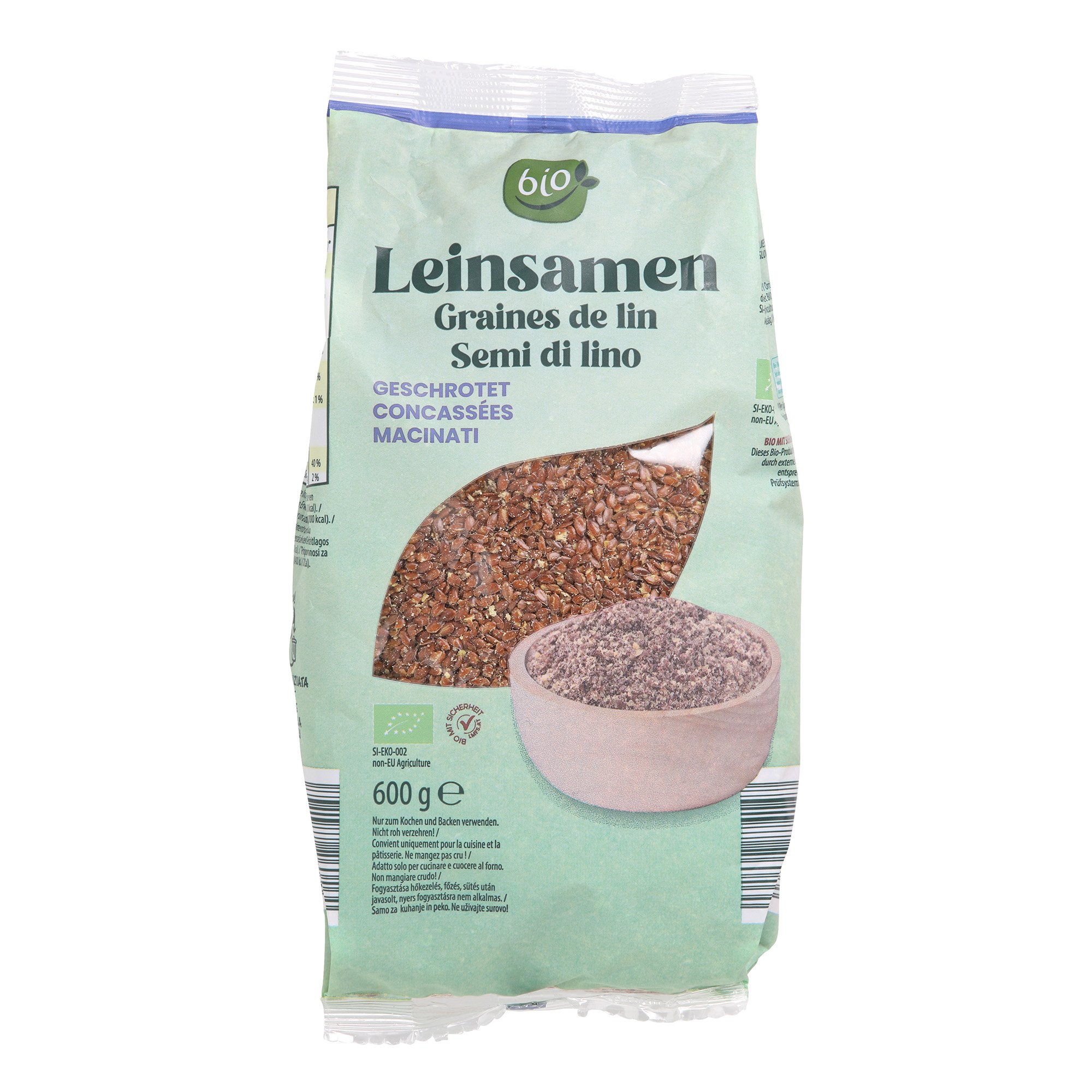 Graines De Lin Concassées Bio Pural – 250 G, 100 % Ingrédient Unique, Source De Fibres Et D’oméga-3