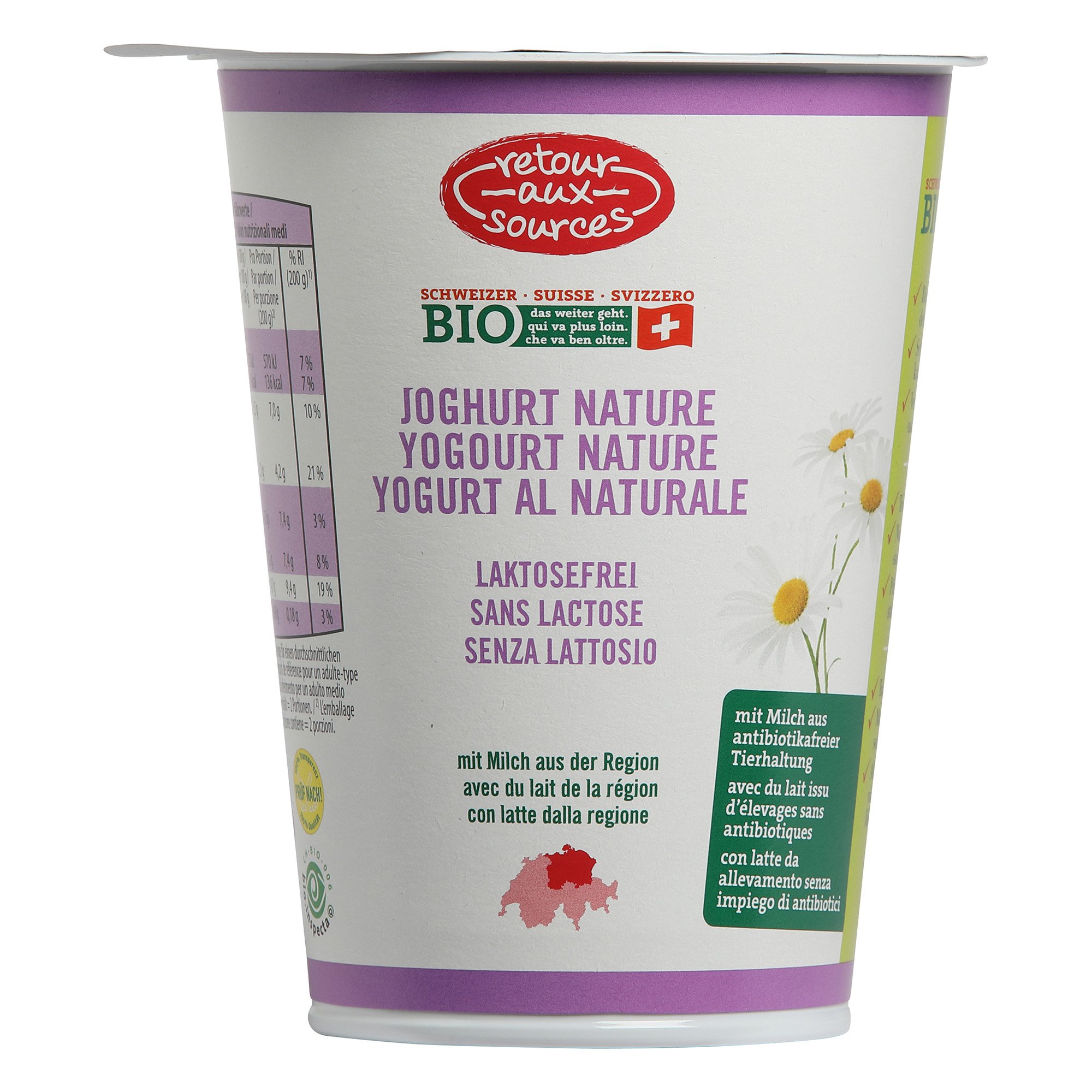 Yoguri出品 RETOUR AUX SOURCES BIO Naturejoghurt laktosefrei | ALDI-now