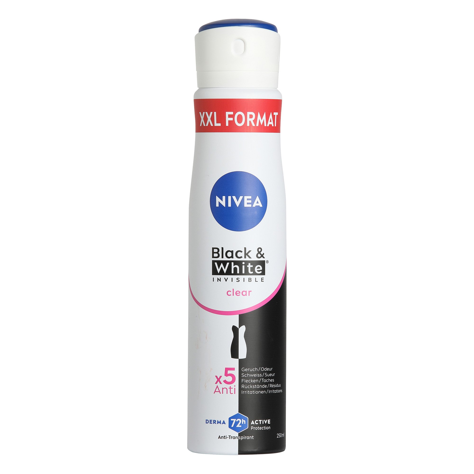 6er Pack Nivea Deo Roll-on Invisible For Black & White For Men