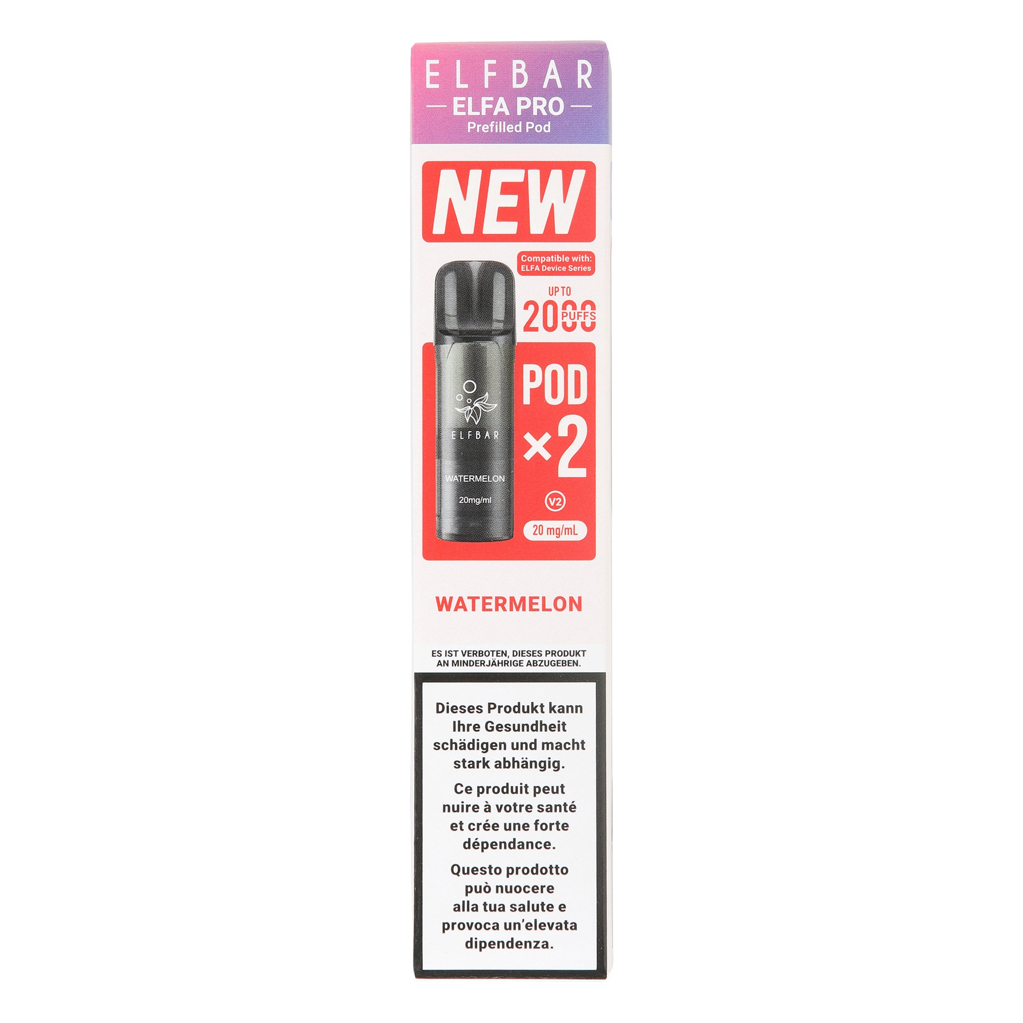aldi elfbar pods ELFBAR ELFA Pods Pro 2ml, Watermelon