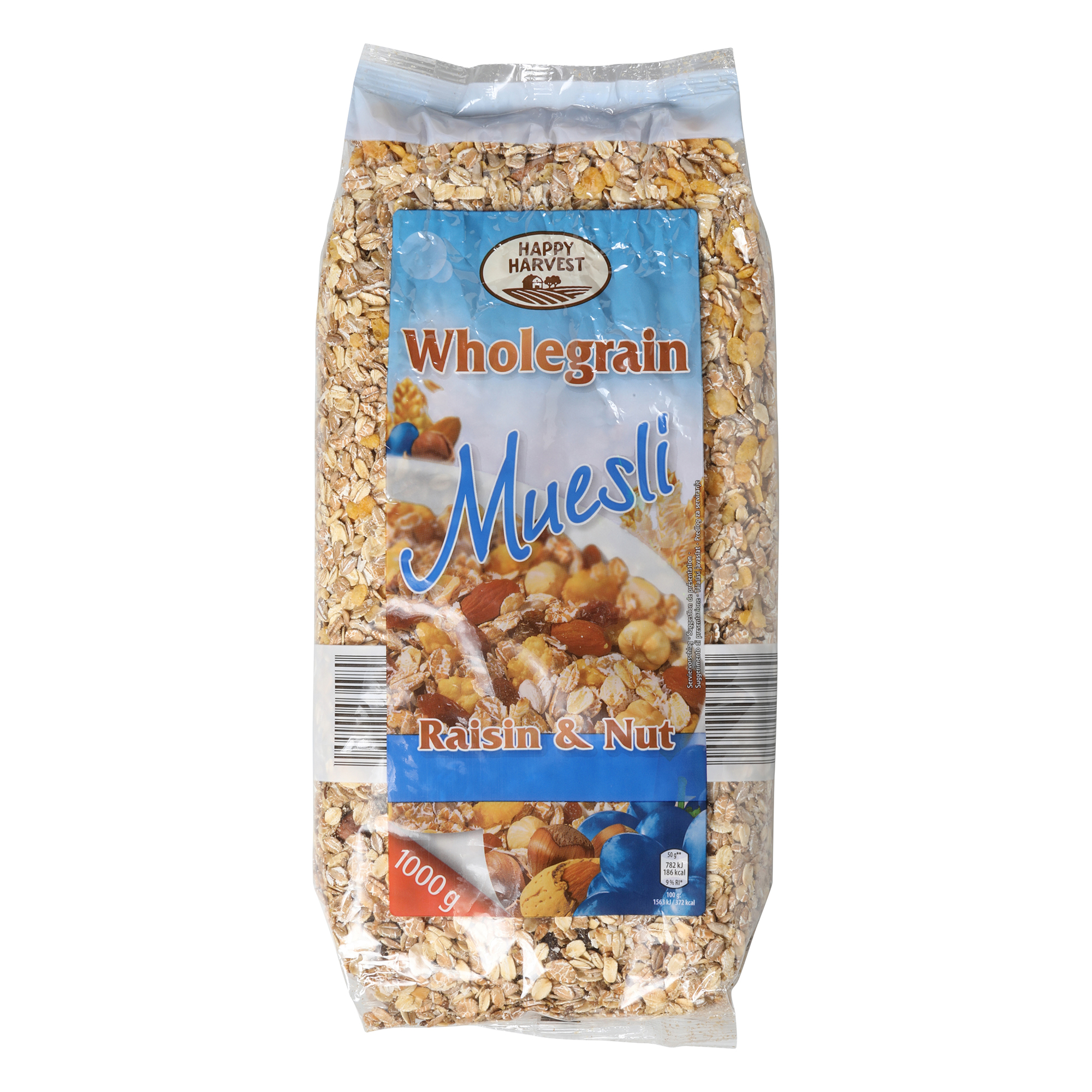 HAPPY HARVEST Müesli im Beutel, Raisin und Nut ALDInow