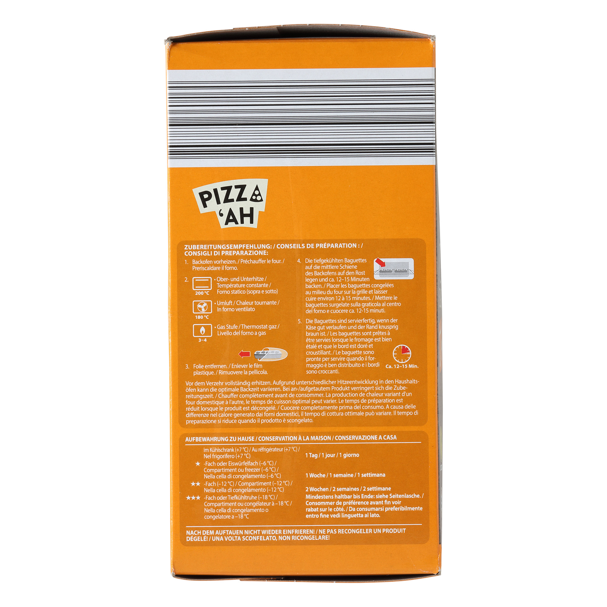 PIZZ'AH Pizza Baguettes Tomate Pesto ALDInow