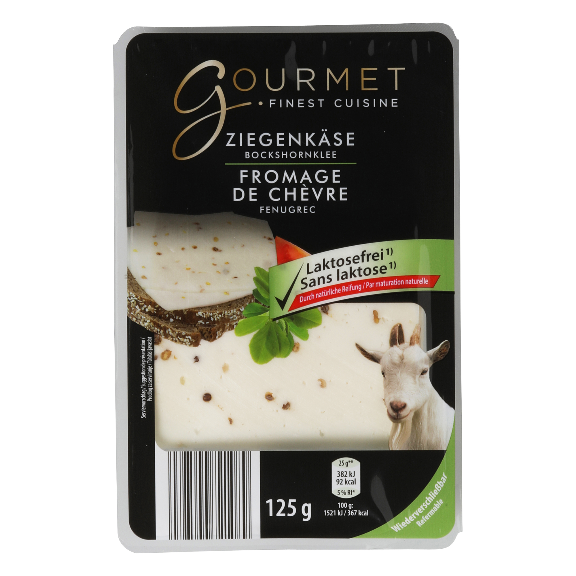 GOURMET Ziegenkäse Scheiben, Bockshornklee | ALDI-now