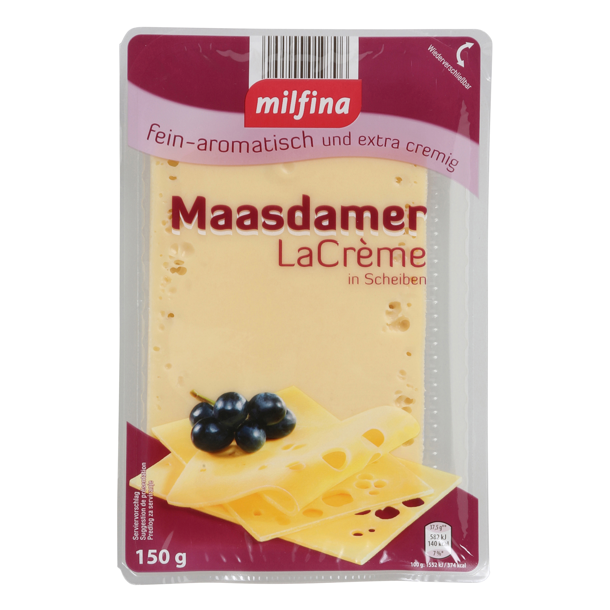 NEW LIFESTYLE Formaggio leggero a fette, edamer