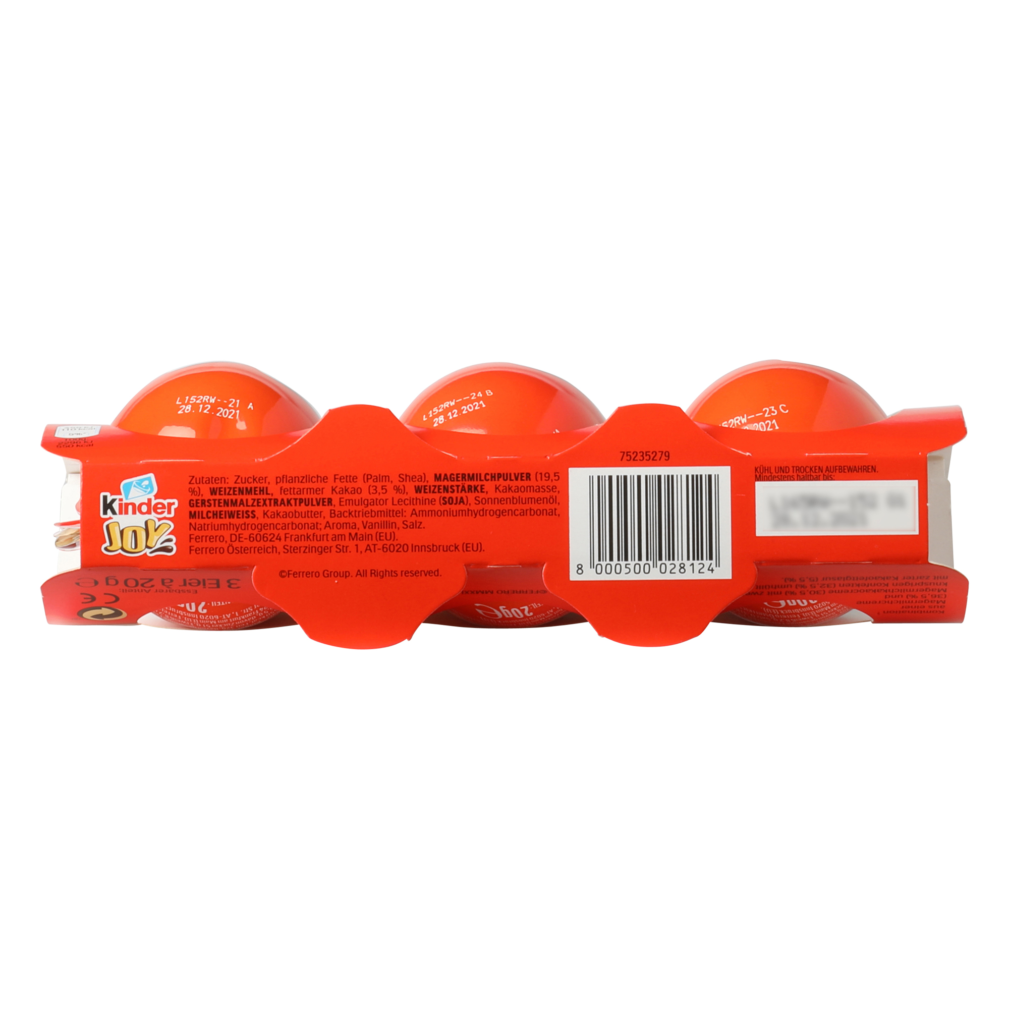 KINDER Joy confezione da 3 merenda al cioccolato