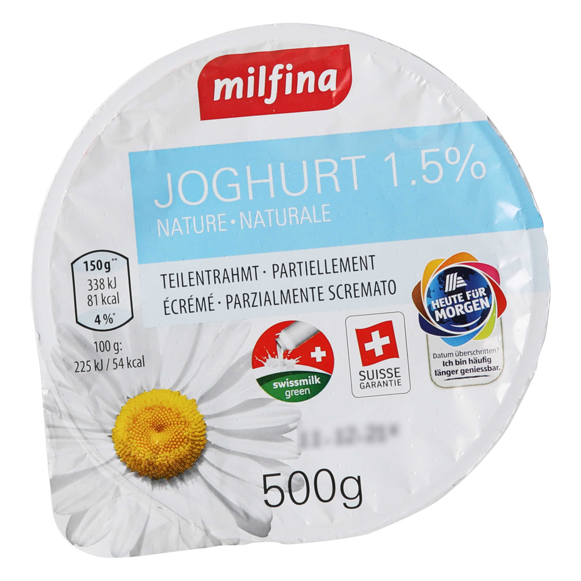 MILFINA Yogurt al naturale 1.5 %