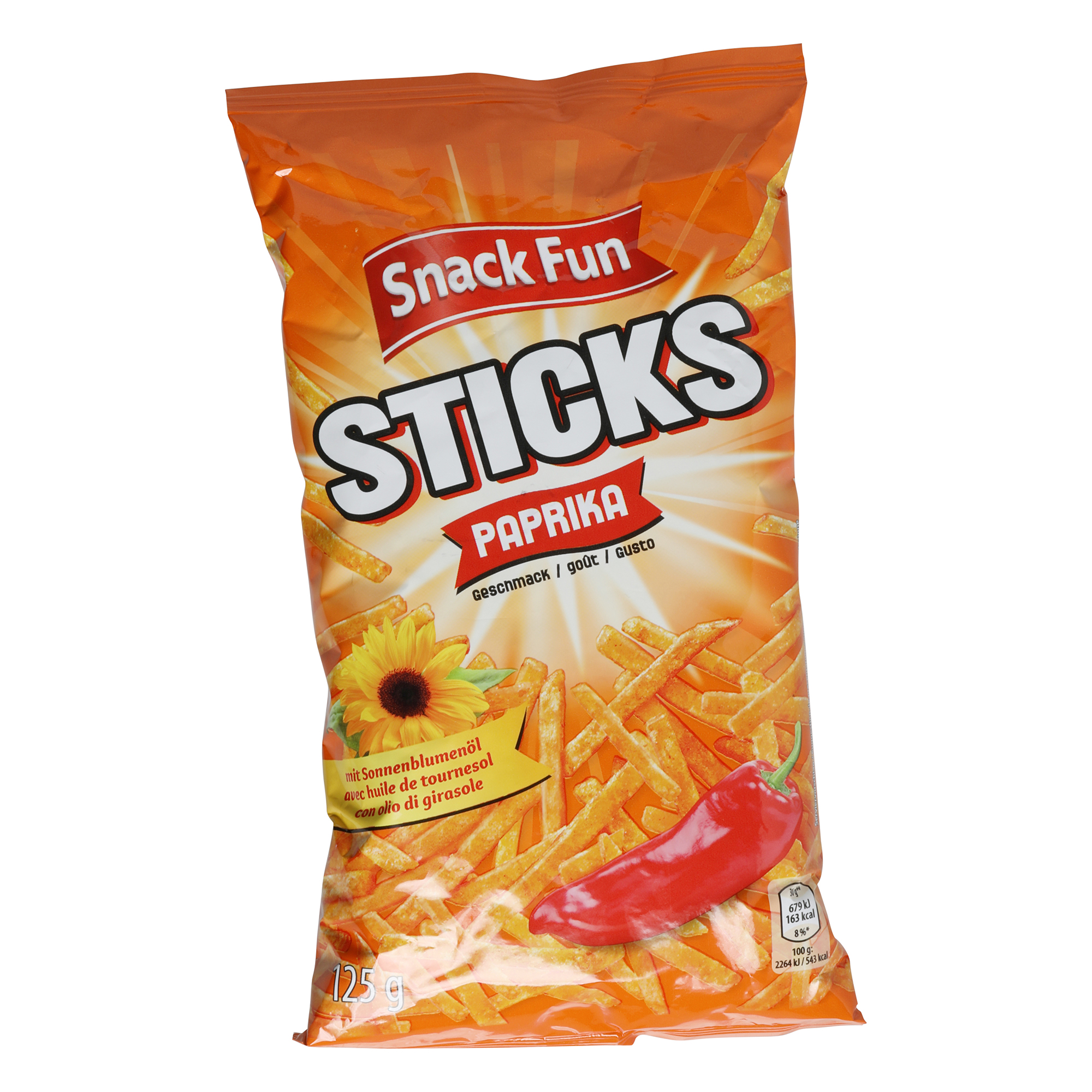 SNACK FUN Kartoffelsticks, Paprika ALDInow