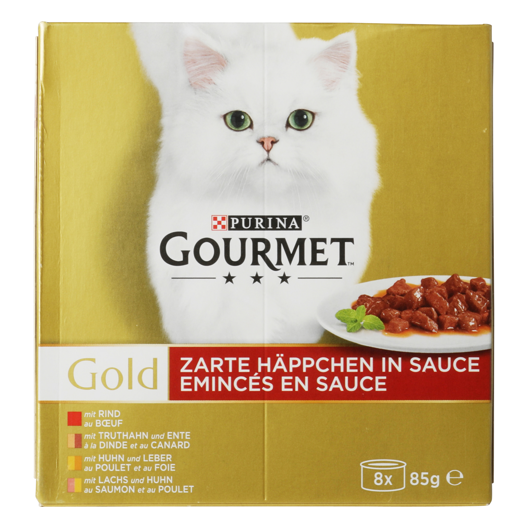 GOURMET GOLD Nourriture pour chats, bouchées tendres