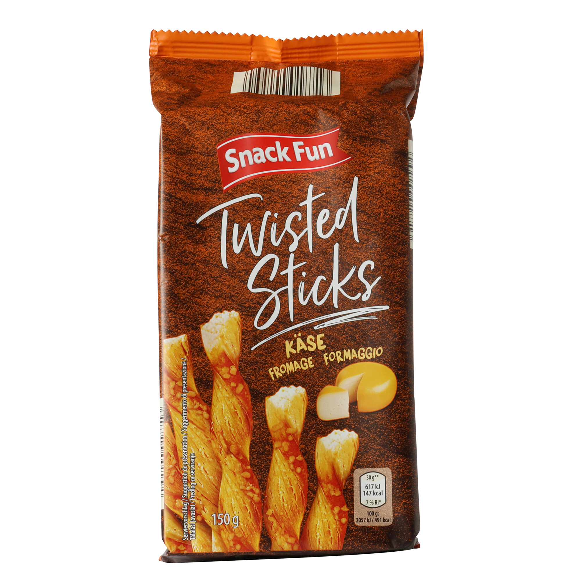 Snack Fun Twisted Sticks Formaggio Aldi Now