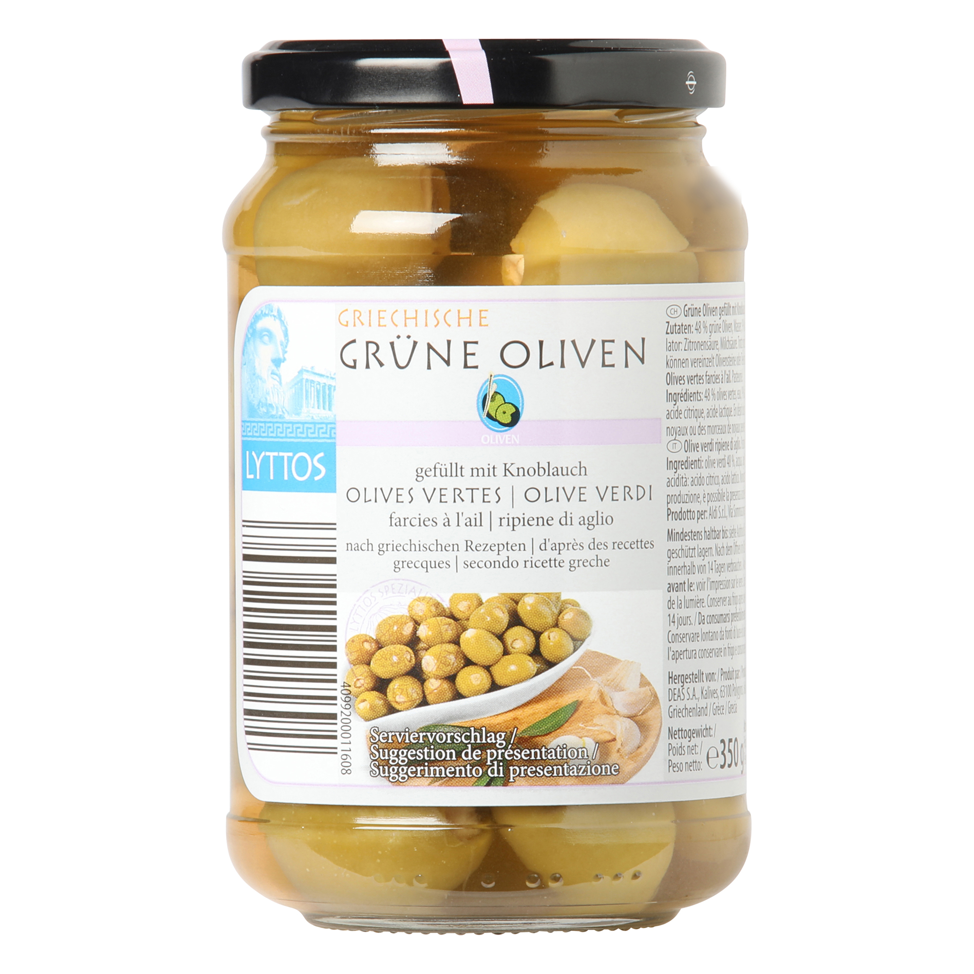 LYTTOS Griechische Oliven, Knoblauch | ALDI-now LYTTOS Griechische Oliven, Knoblauch | ALDI-now