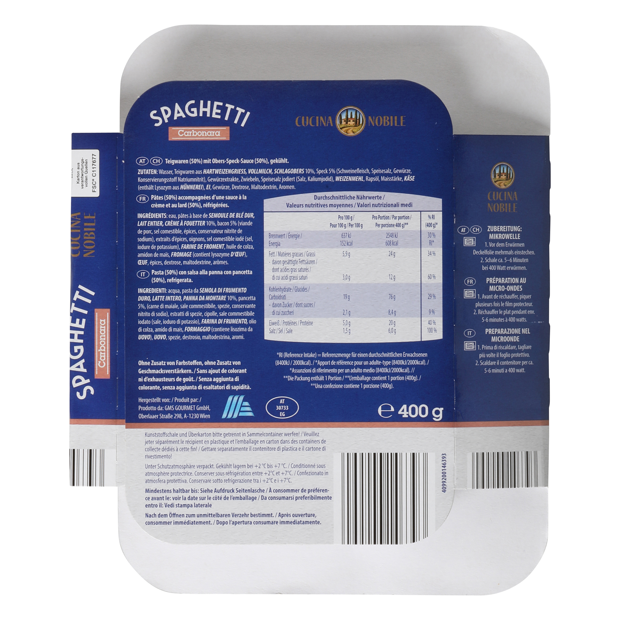 CUCINA NOBILE Spaghetti Carbonara ALDInow