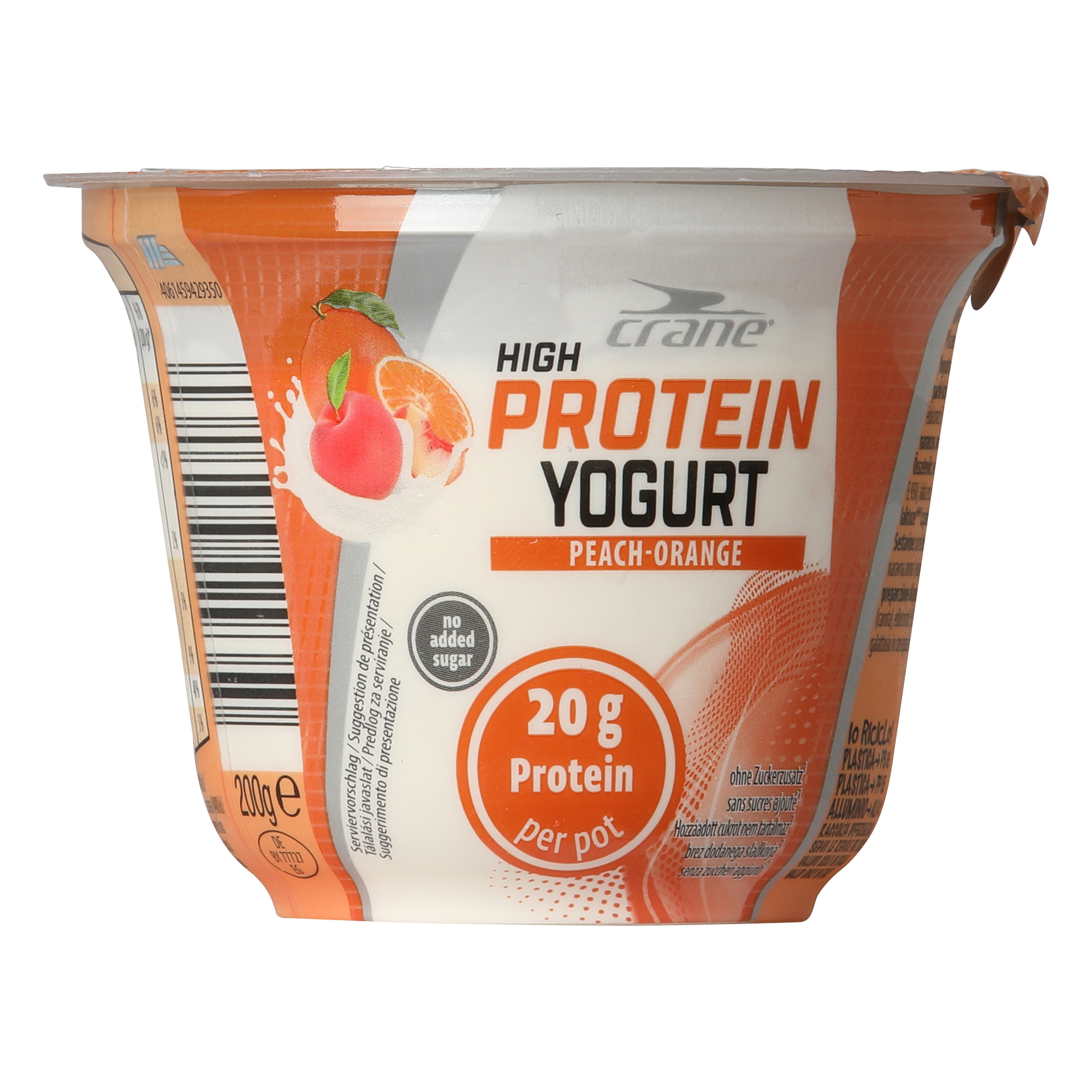 CRANE Yogurt proteico, pesca/rancia
