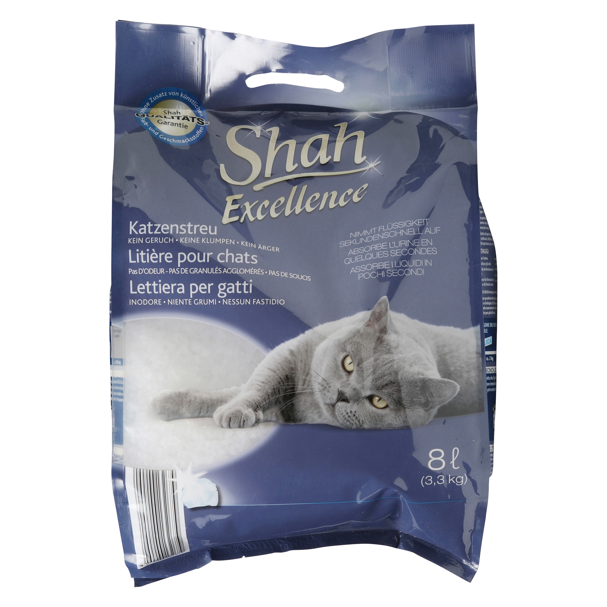 SHAH EXCELLENCE Lettiera premium per gatti, al silicio