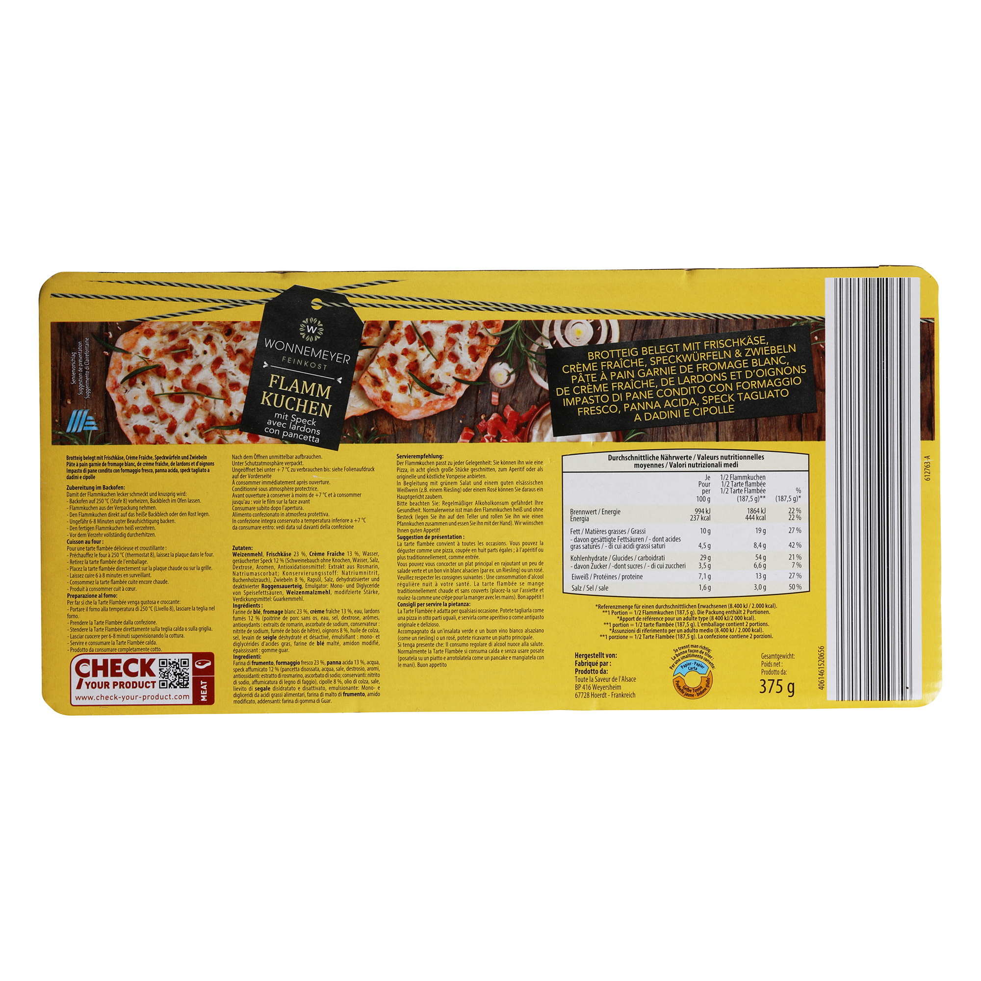 WONNEMEYER Flammkuchen ALDInow