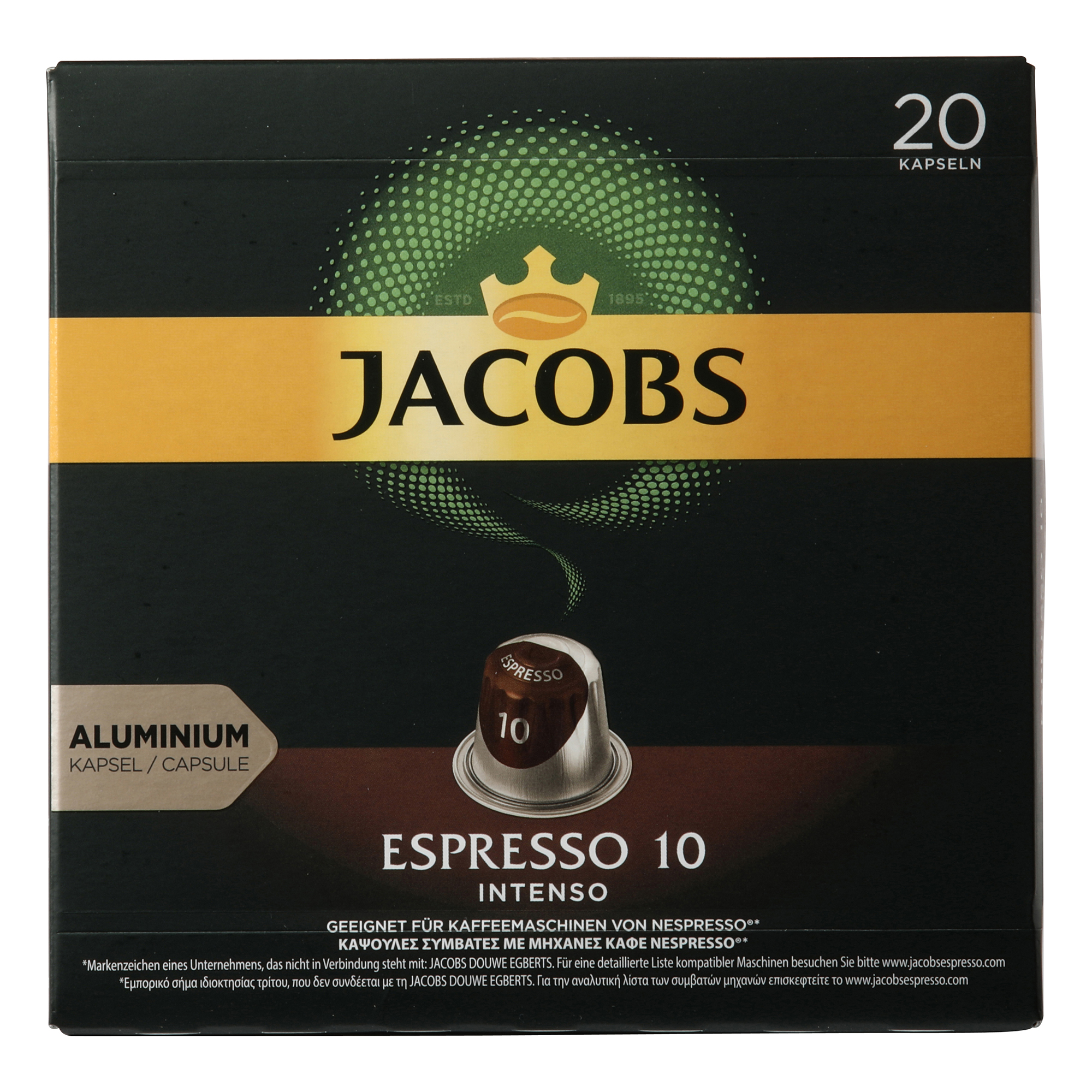 JACOBS Capsules de café Espresso 10, Intenso