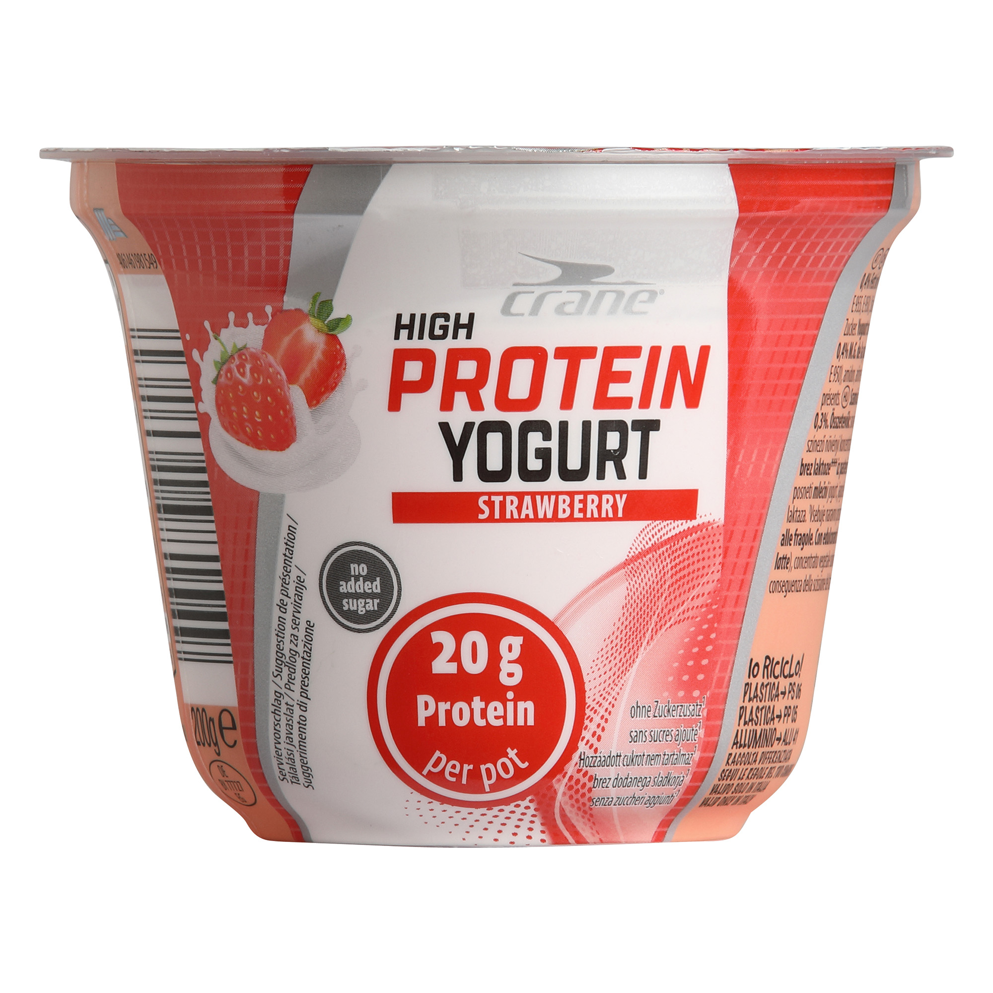 CRANE Yogurt proteico, fragole