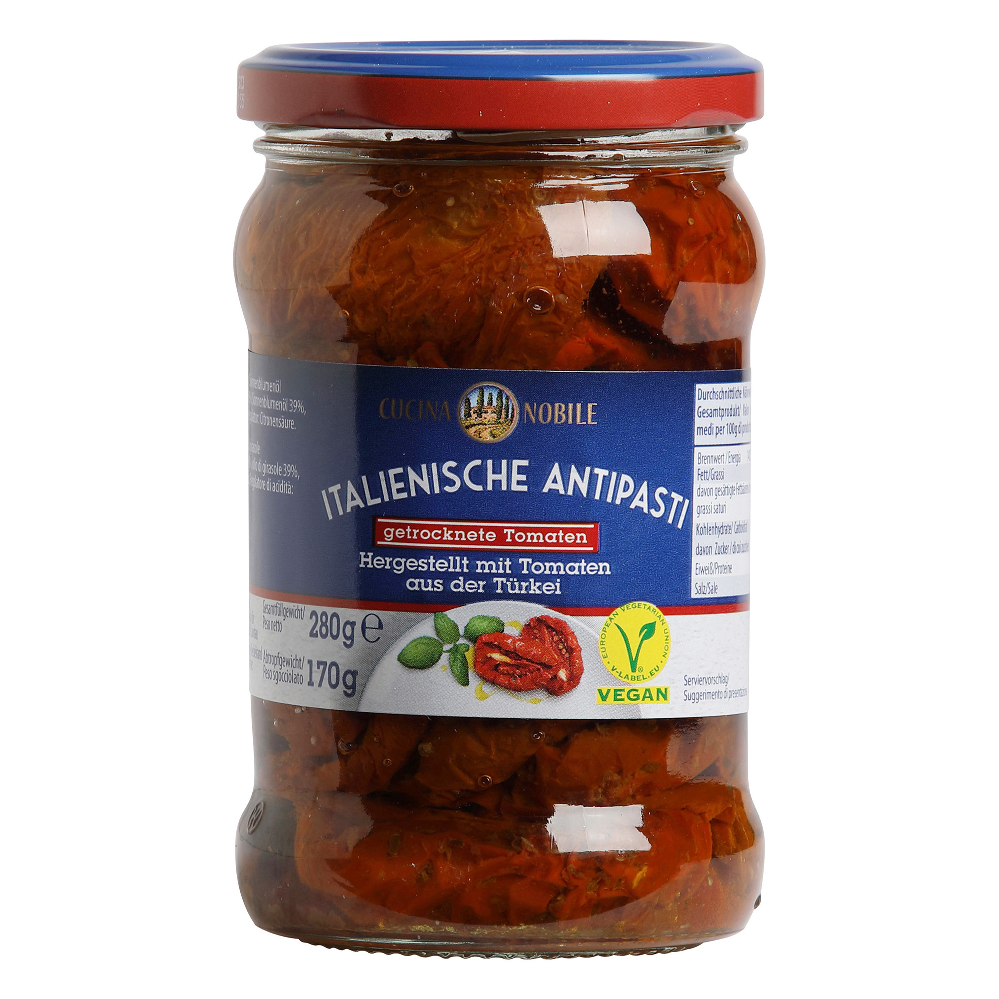 | NOBILE CUCINA Antipasti, Italienische getrocknete ALDI-now Tomaten