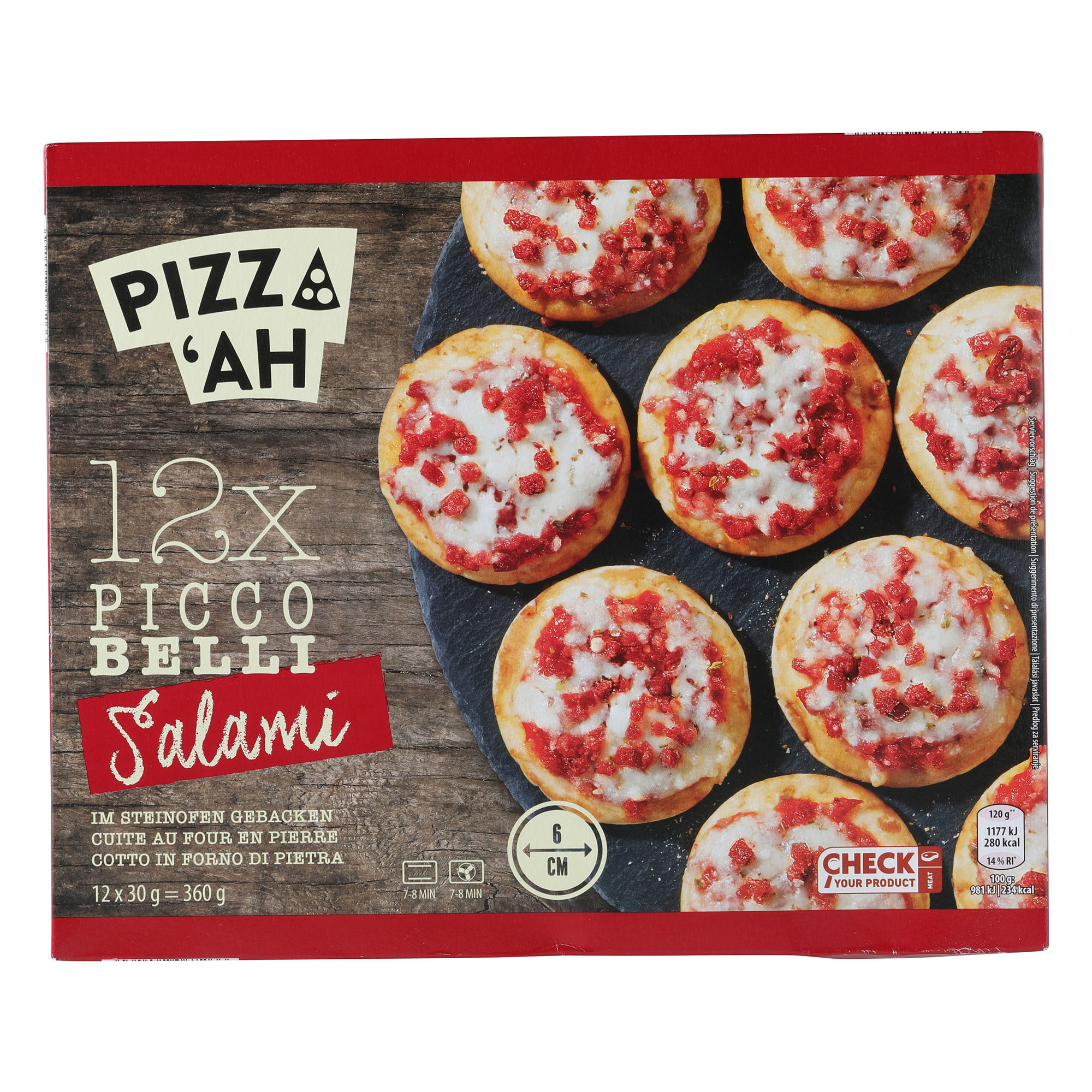 PIZZ'AH Picco Belli Salami ALDInow