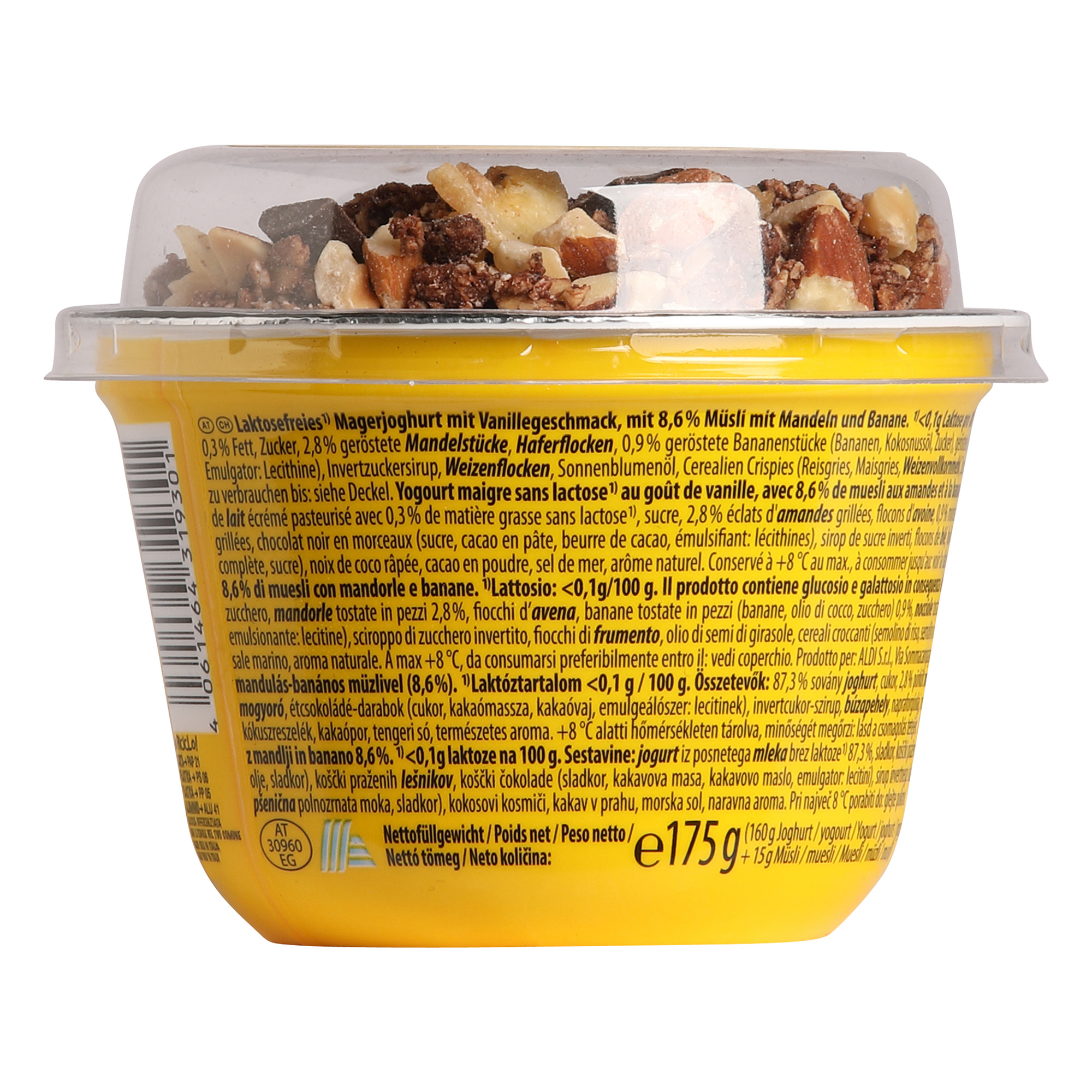 MILFINA Power Snack Joghurt Mandel Banane ALDI now milfina-power-snack-joghurt-mandel-banane-aldi-now