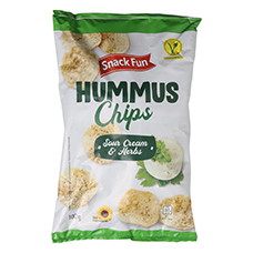 SNACK FUN Hummus Chips, Sauerrahm & Kräuter