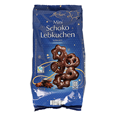 MONARC Mini Schoko Lebkuchen, Vollmilchschokolade