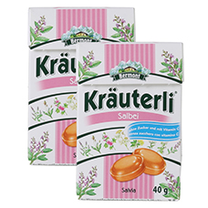 BERMONT Bonbons Kräuterli 2er-Pack, Salbei