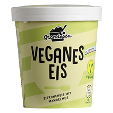 GRANDESSA Veganes Eis, Zitrone