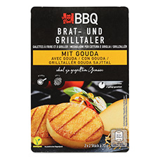 BBQ Brat- und Grillkäsetaler, Gouda