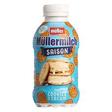 MÜLLER Müllermilch, Cookies & Cream