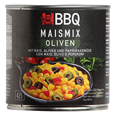 BBQ Mais-Mix Oliven