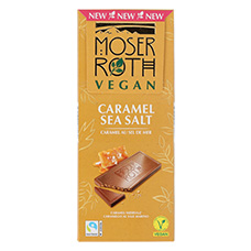MOSER ROTH Vegane Schokolade, Karamell-Meersalz