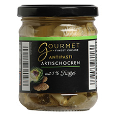 GOURMET Antipasti mit Trüffel, Artischockenherzen
