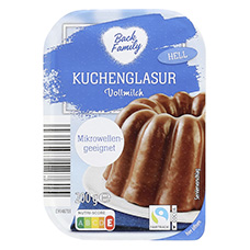 BACK FAMILY Kuchenglasur, Vollmilch