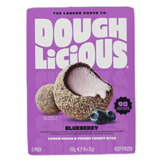 Dough Chi Glace, blueberry