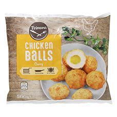 PRIMANA Poulet Curry Balls 