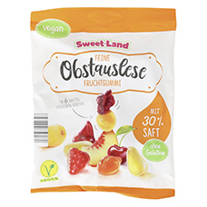 SWEET LAND Gommes fruitées, «Obstauslese»