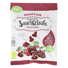 SWEET LAND Gommes fruitées, griotte grenade