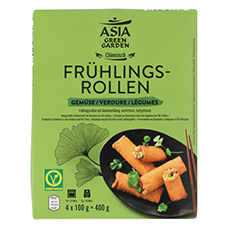 ASIA GREEN GARDEN Frühlingsrollen mit Gemüse