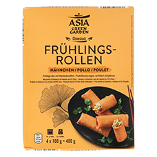 ASIA GREEN GARDEN Frühlingsrollen mit Hähnchen