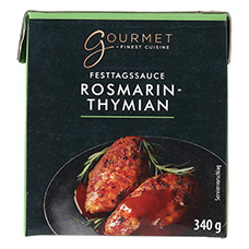 GOURMET Festtagssauce, Rosmarin-Thymian
