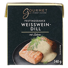 GOURMET Festtagssauce, Weisswein-Dill