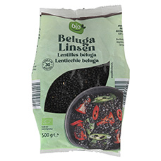 BIO Hülsenfrüchte Beluga Linsen
