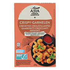 ASIA GREEN GARDEN Crispy Garnelen mit Sauce
