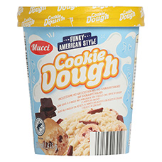 MUCCI Funky American Ice Cream, Cookie Dough