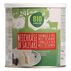 BIO NATURA Weichkäse in Salzlake
